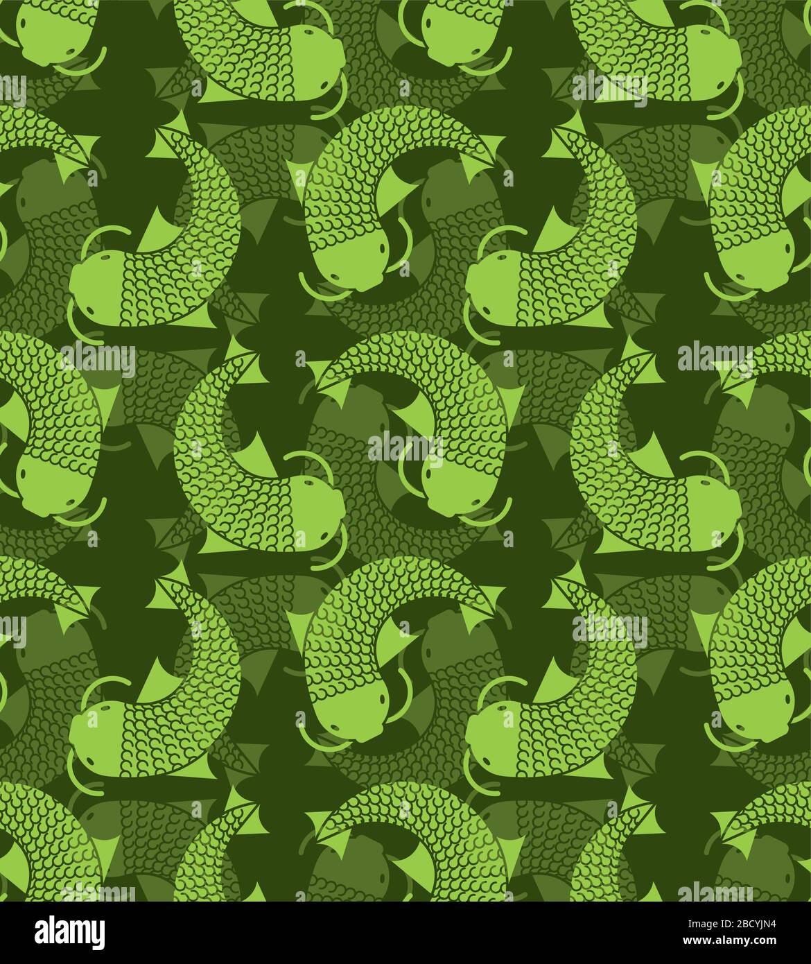 Fish green hunter pattern. Protective camouflage background. Military  texture Stock Vector Image & Art - Alamy