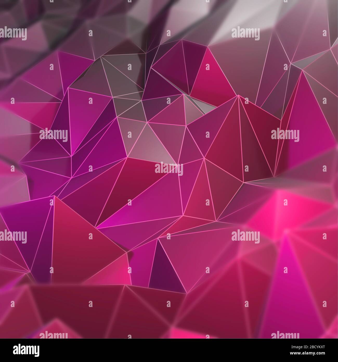 Lowpoly abstract background. Folded triangles. Stock Vector
