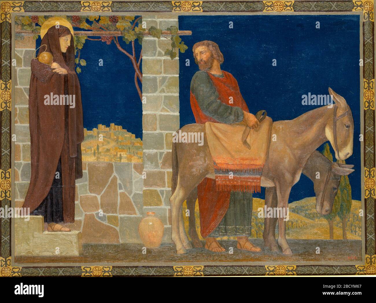 The Flight Into Inmorality The Flight into Egypt Stock Photo - Alamy