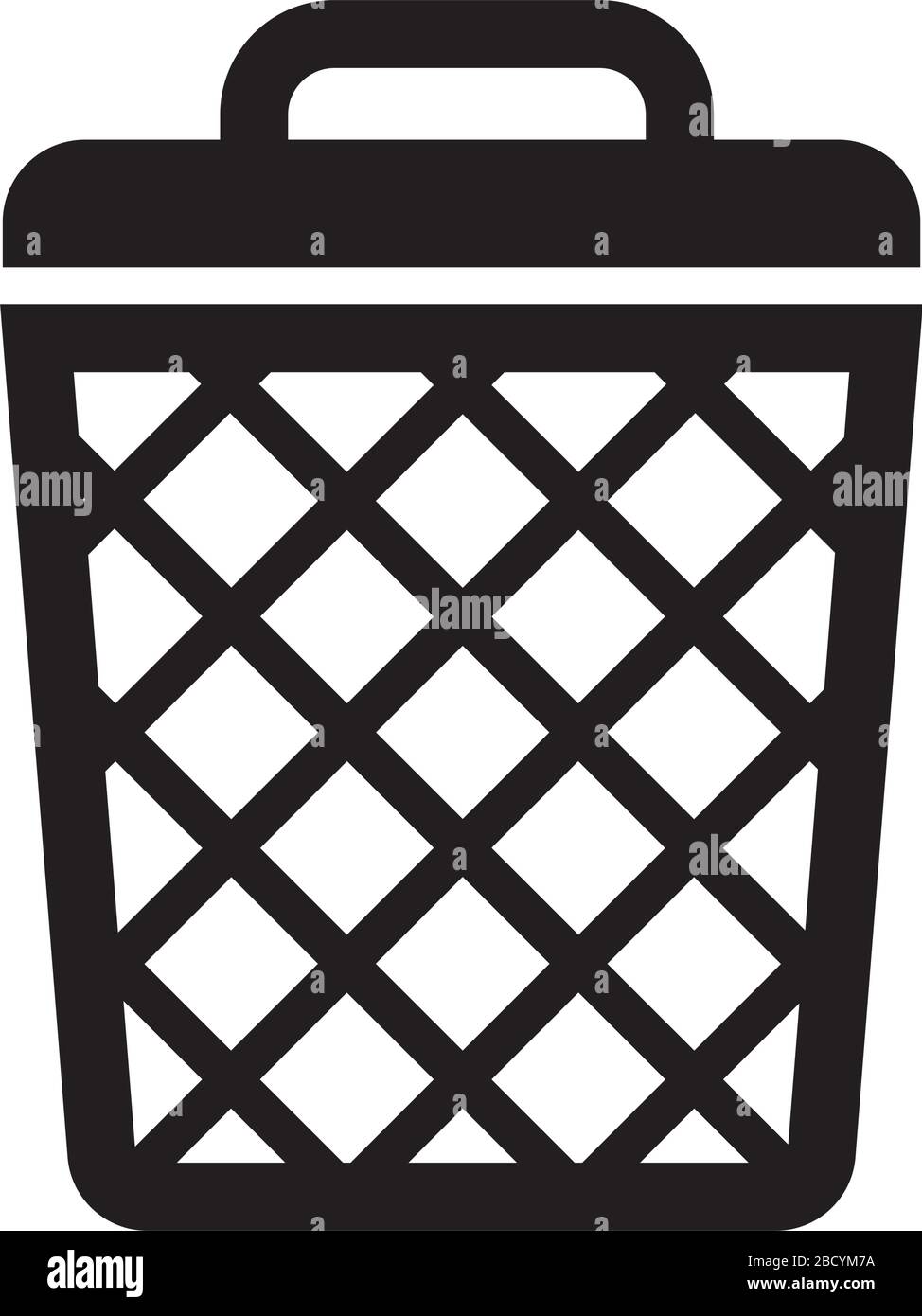 Trash bin icon hires stock photography and images Alamy