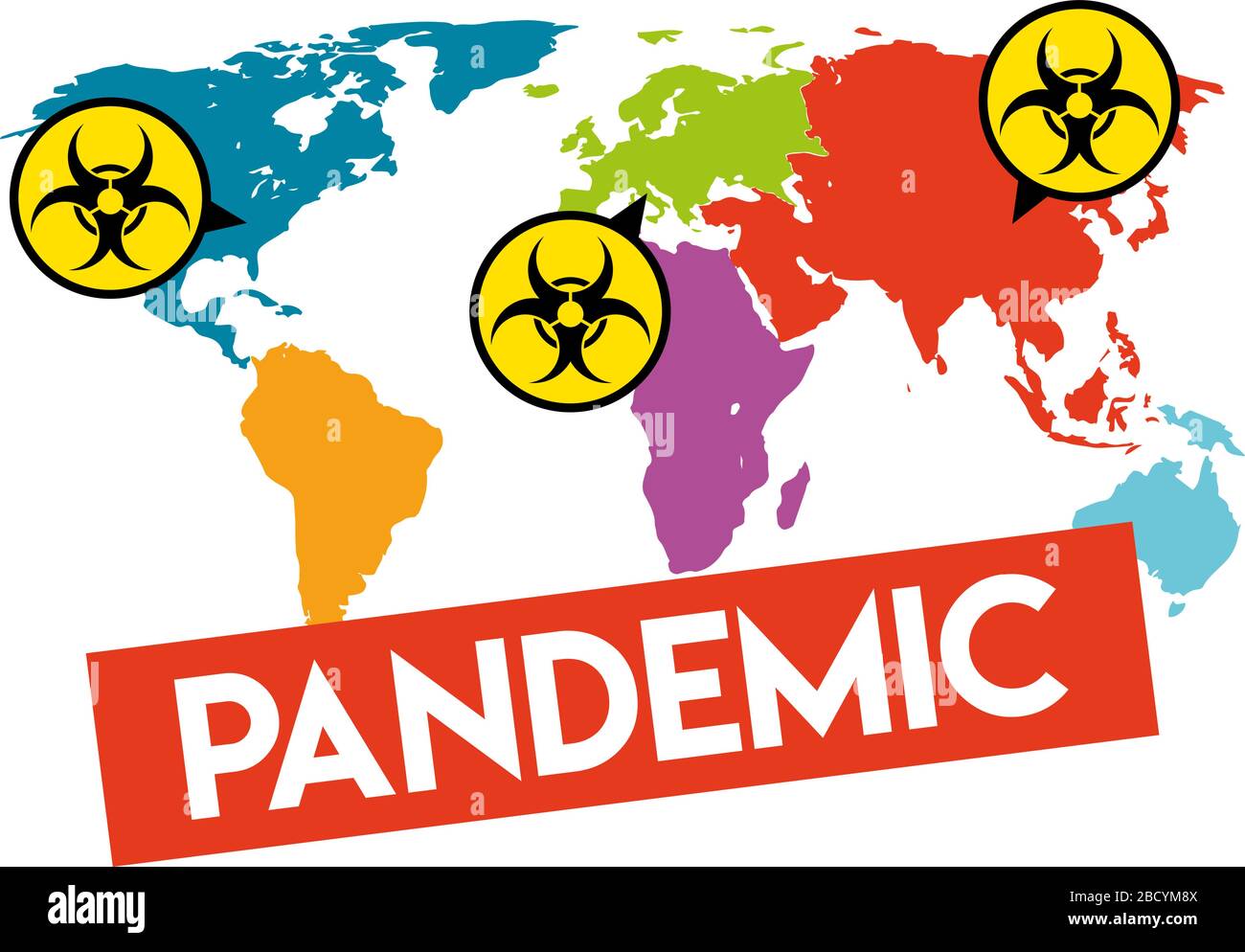 The graph shows a world map with a deadly epidemic. The illustration is perfect for graphic designs that have the theme pandemic. The graph of a world Stock Vector