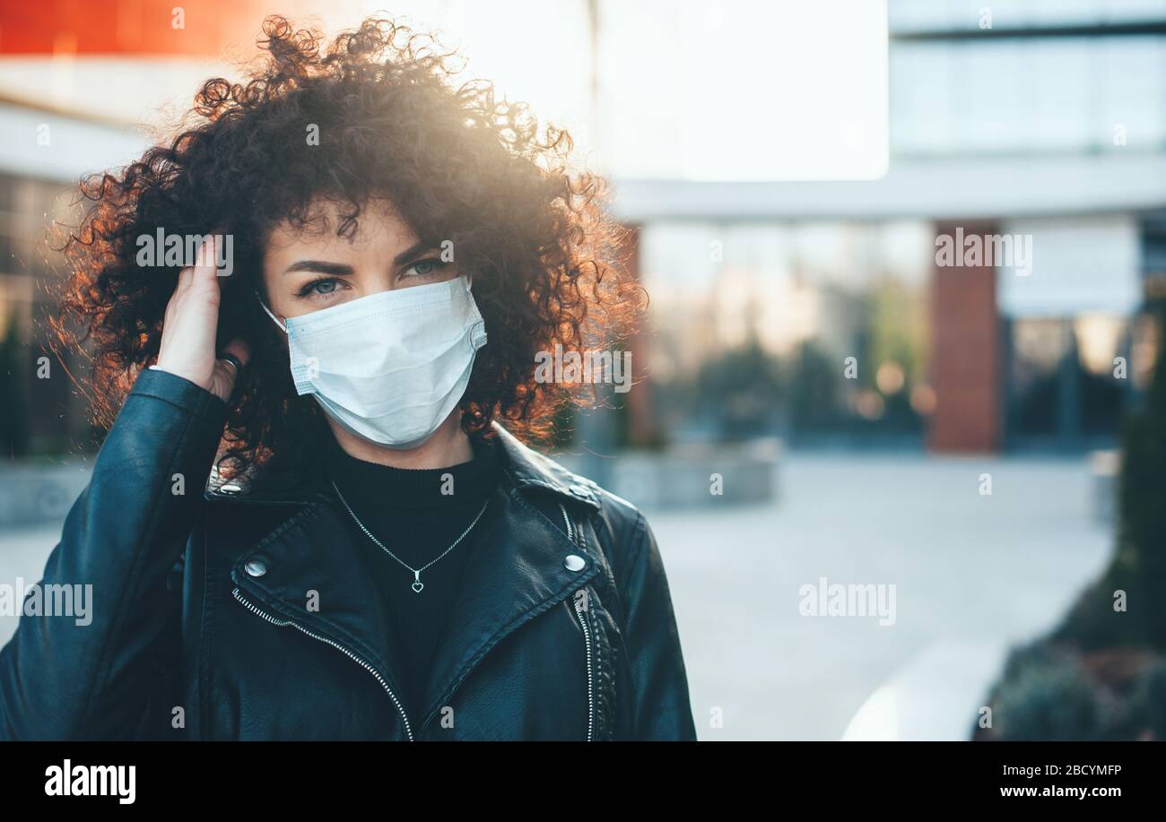 Woman wearing leather mask hi-res stock photography and images - Alamy