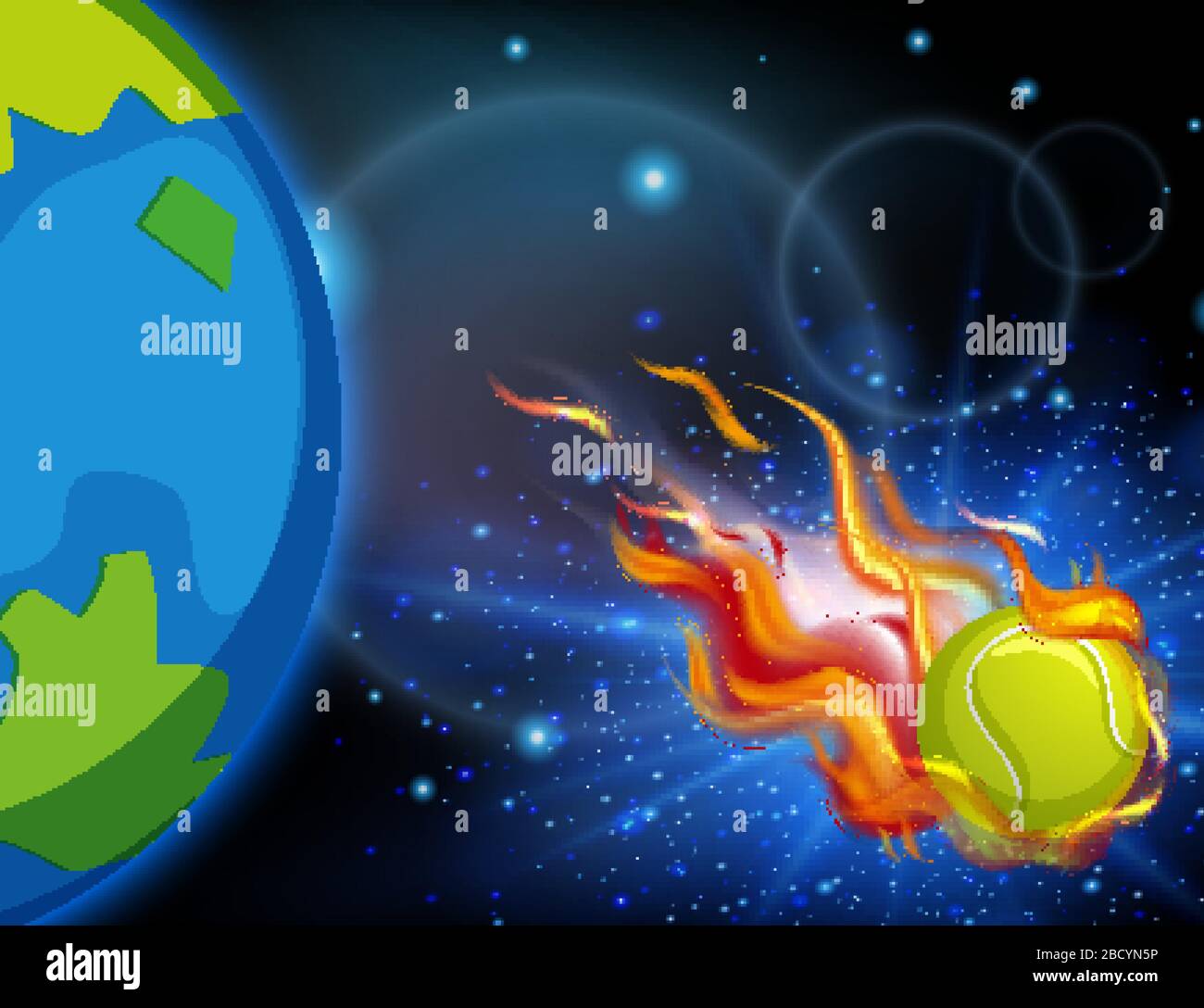 Background scene with asteroid flying in the space illustration Stock ...
