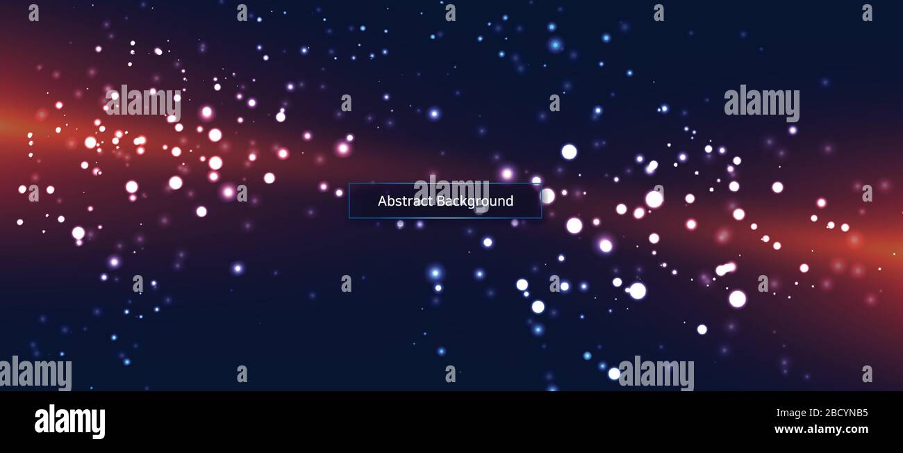Network data transmission abstract image Stock Vector