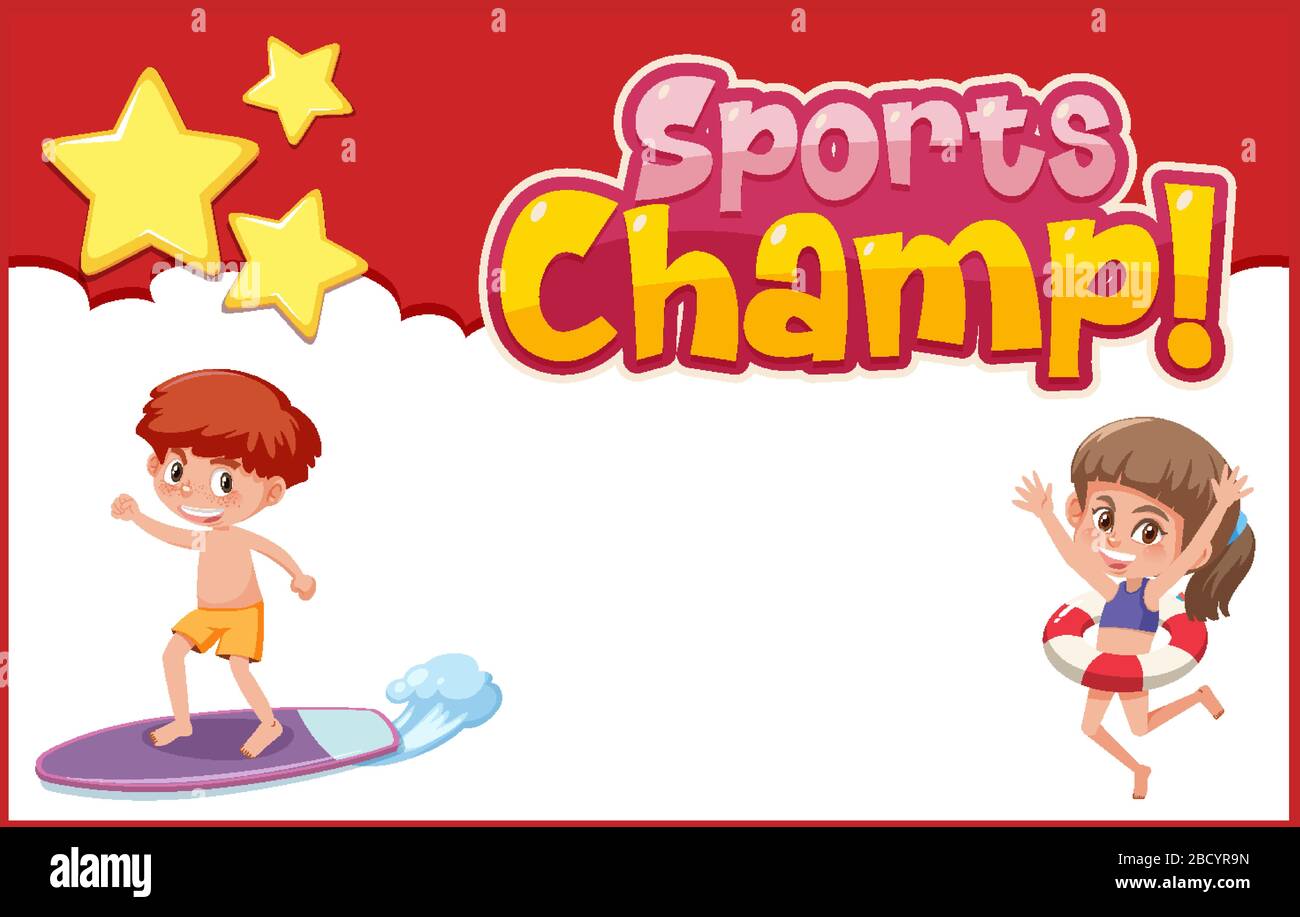 kids sports background designs