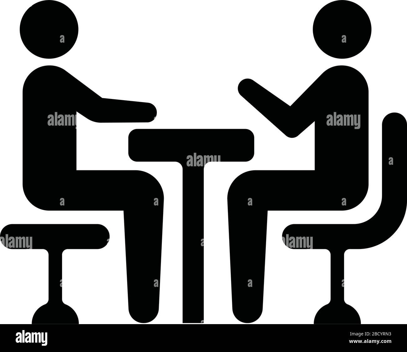 meeting, discussion, conversation icon Stock Vector