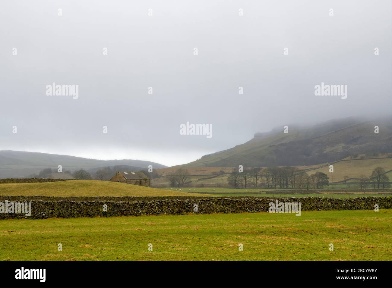 moorland farm in Yorkshire Stock Photo