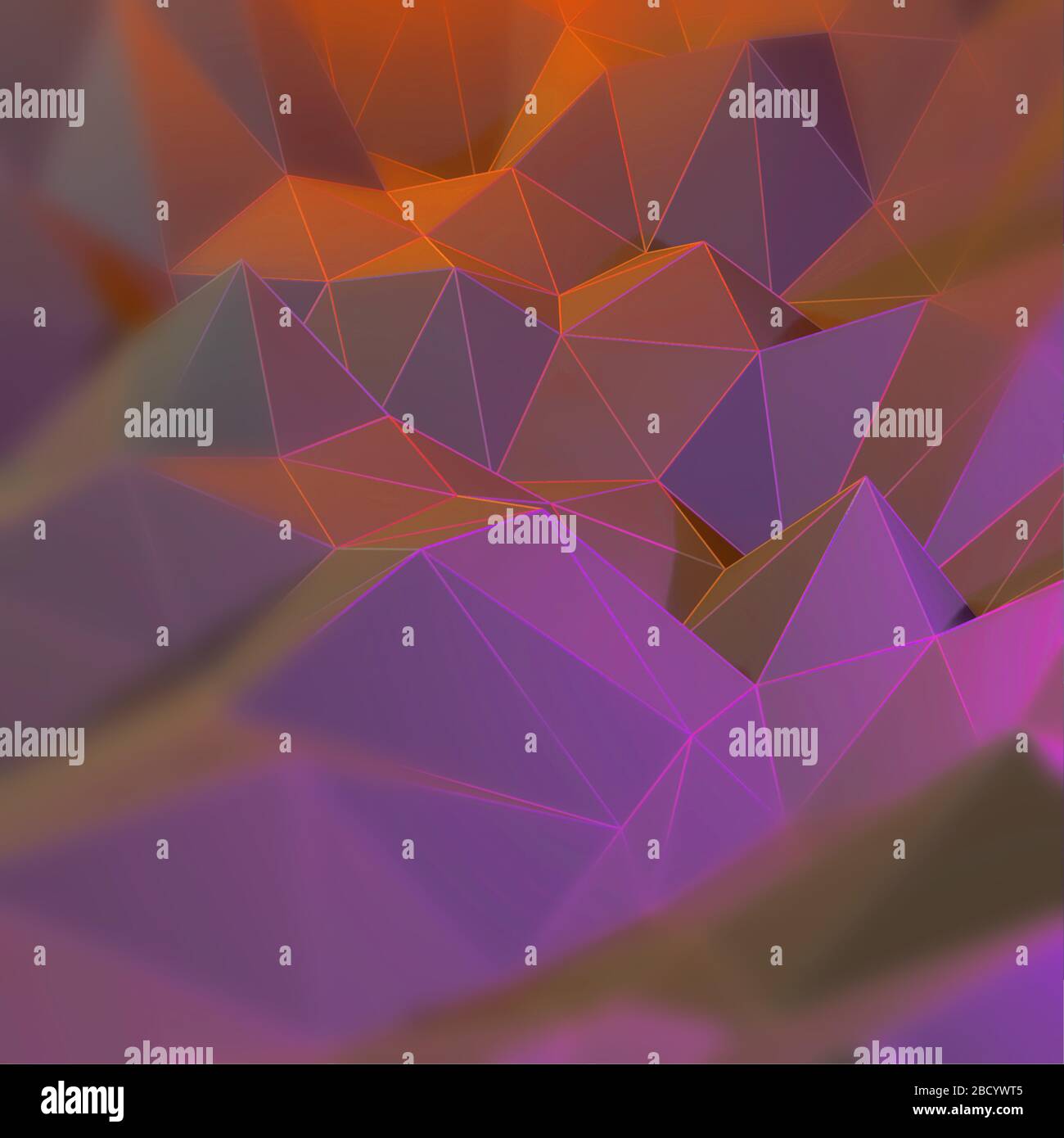Lowpoly abstract background. Folded triangles. Stock Vector
