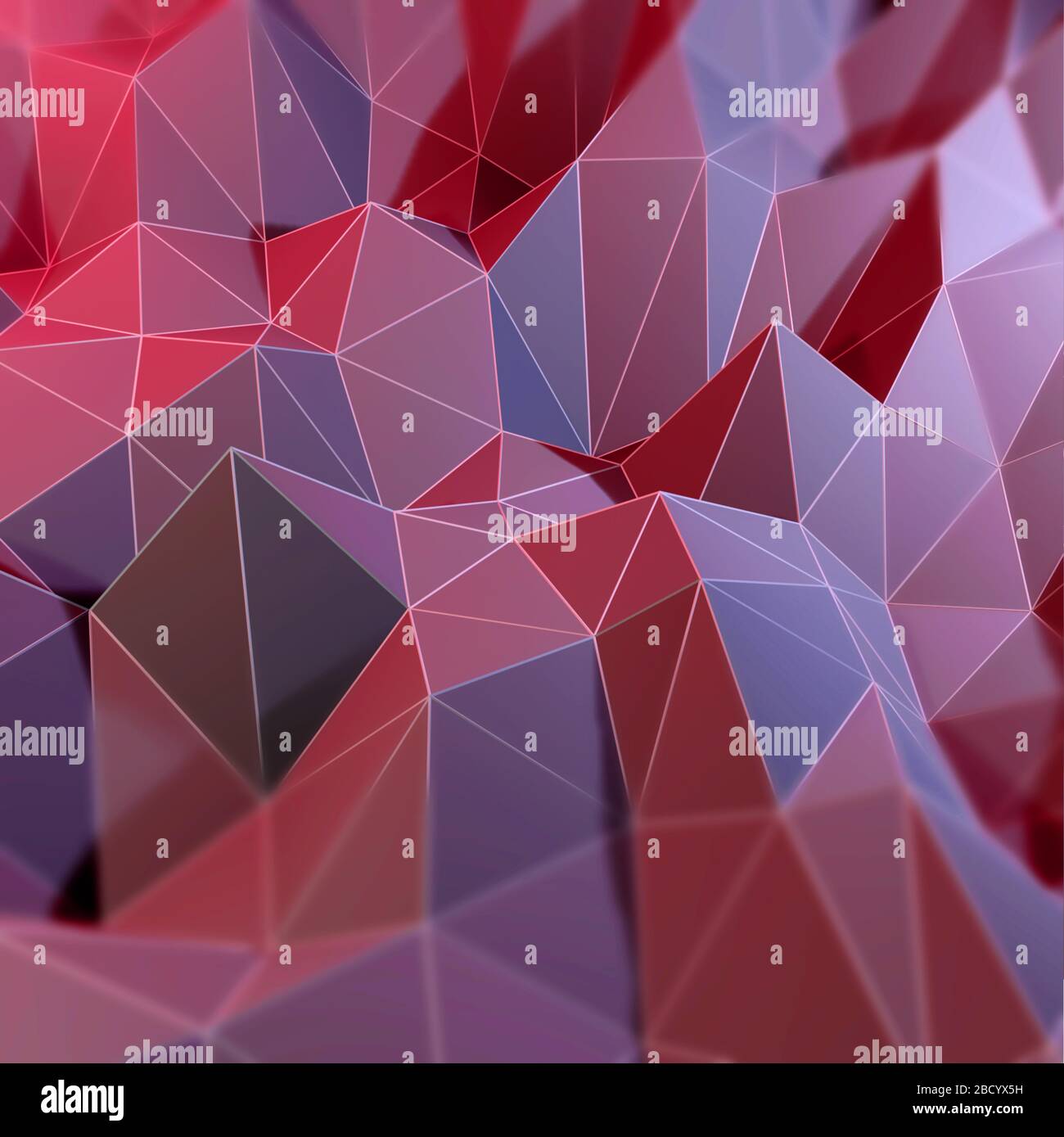 Lowpoly abstract background. Folded triangles. Stock Vector