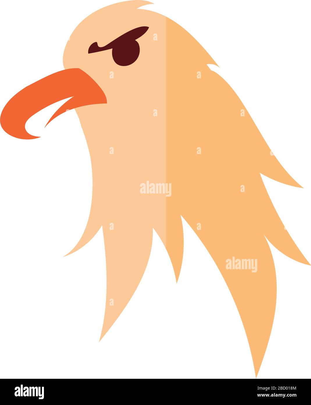 eagle bald usa flat detailed style Stock Vector Image & Art - Alamy