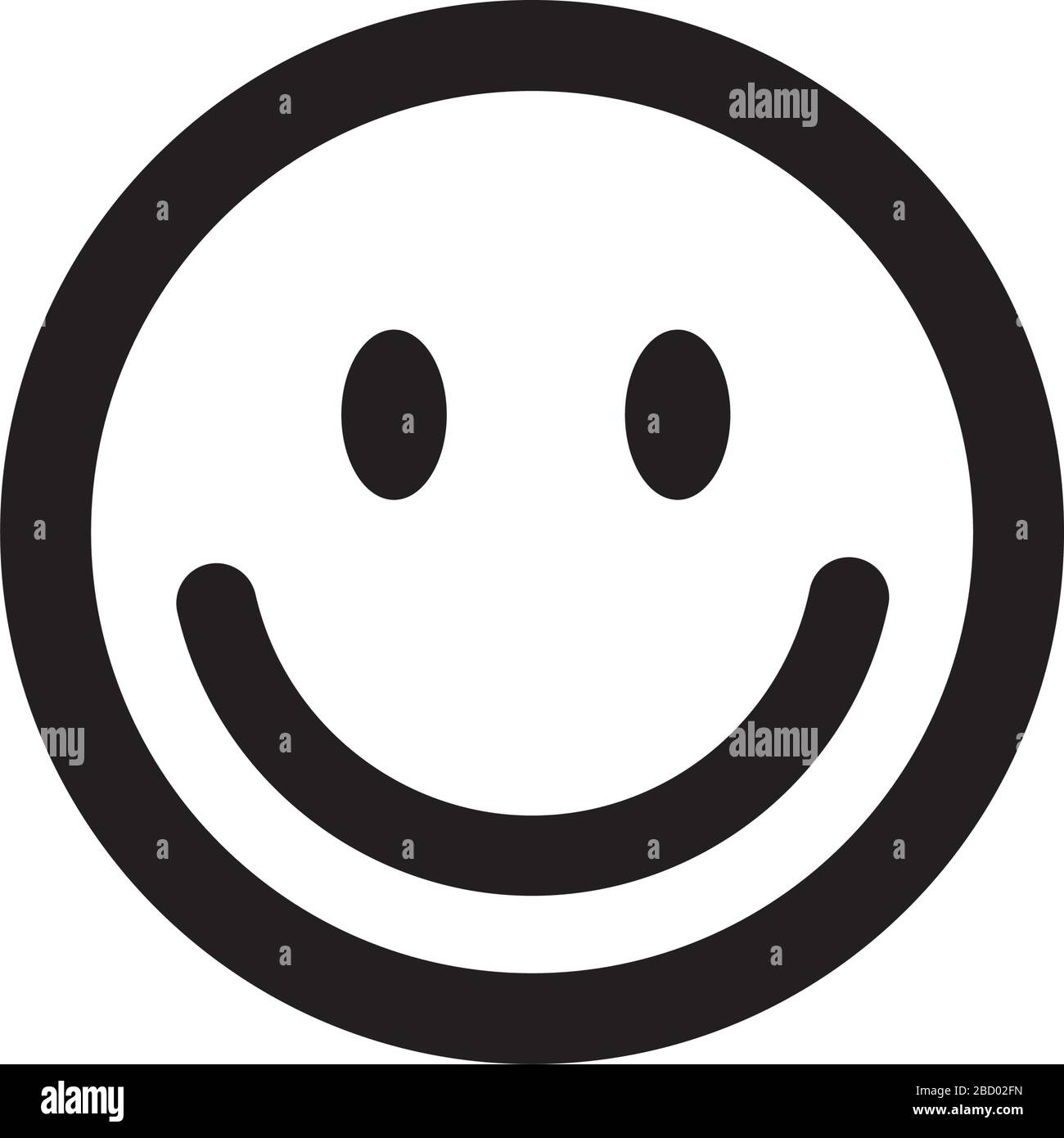 smile face icon Stock Vector