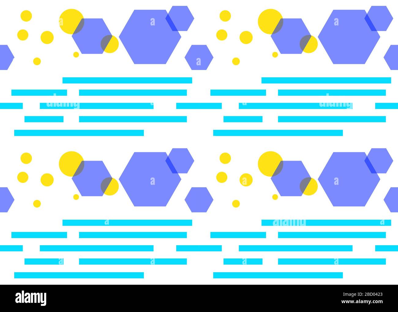 Seamless Pattern Geometric Abstract Colorful Stock Photo