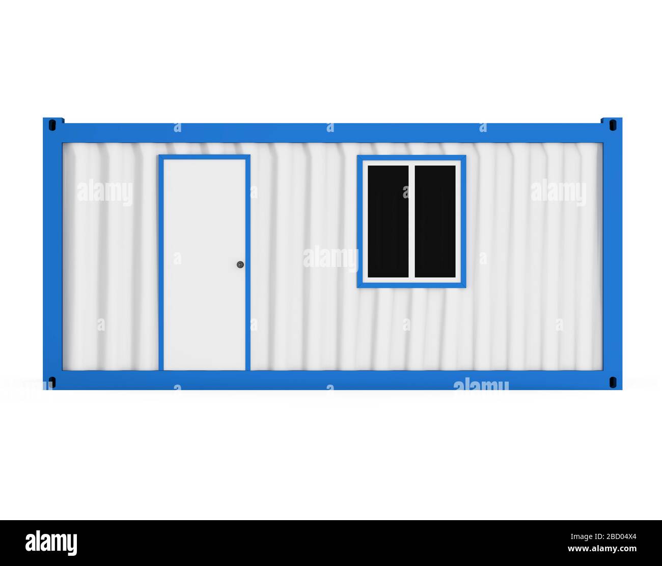Container Office Isolated Stock Photo