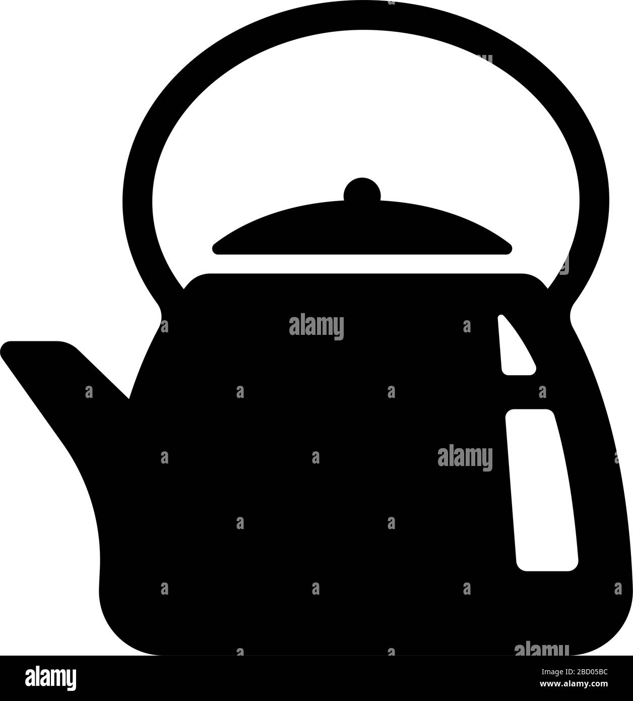 Kettle , teapot, kitchen vector icon illustration Stock Vector