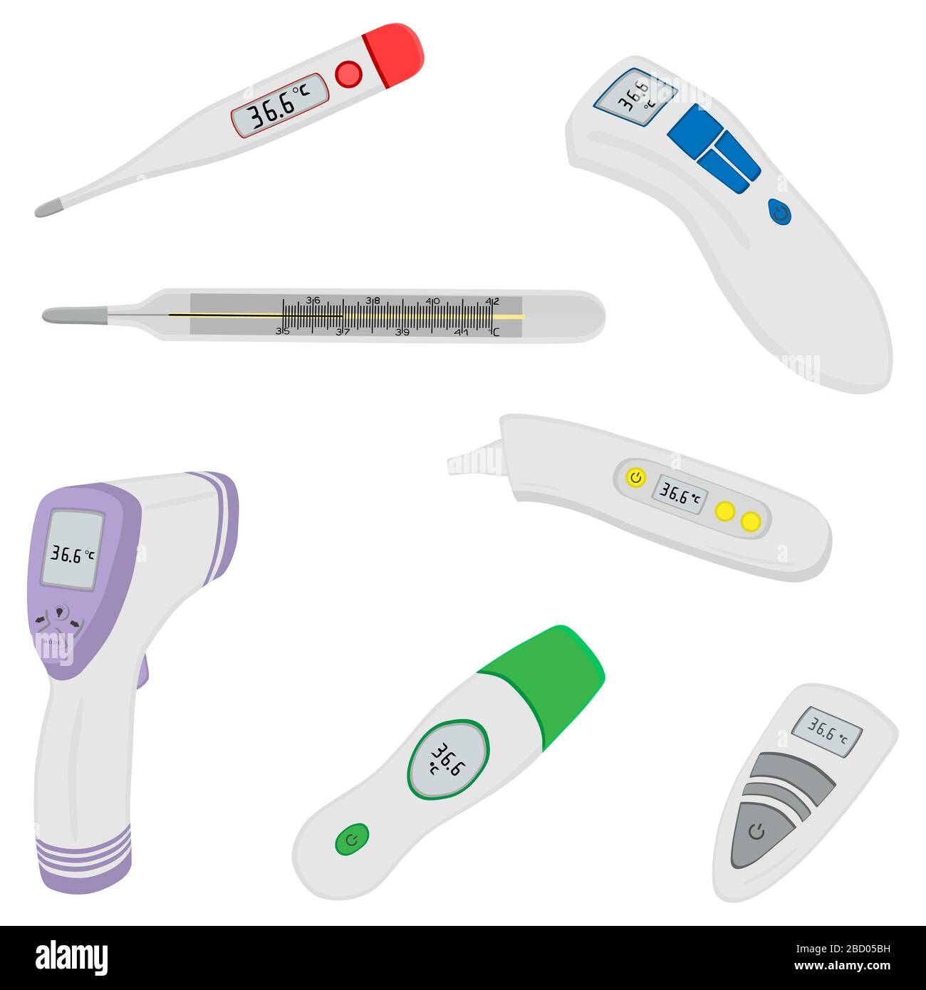 Types of thermometer hi-res stock photography and images - Alamy