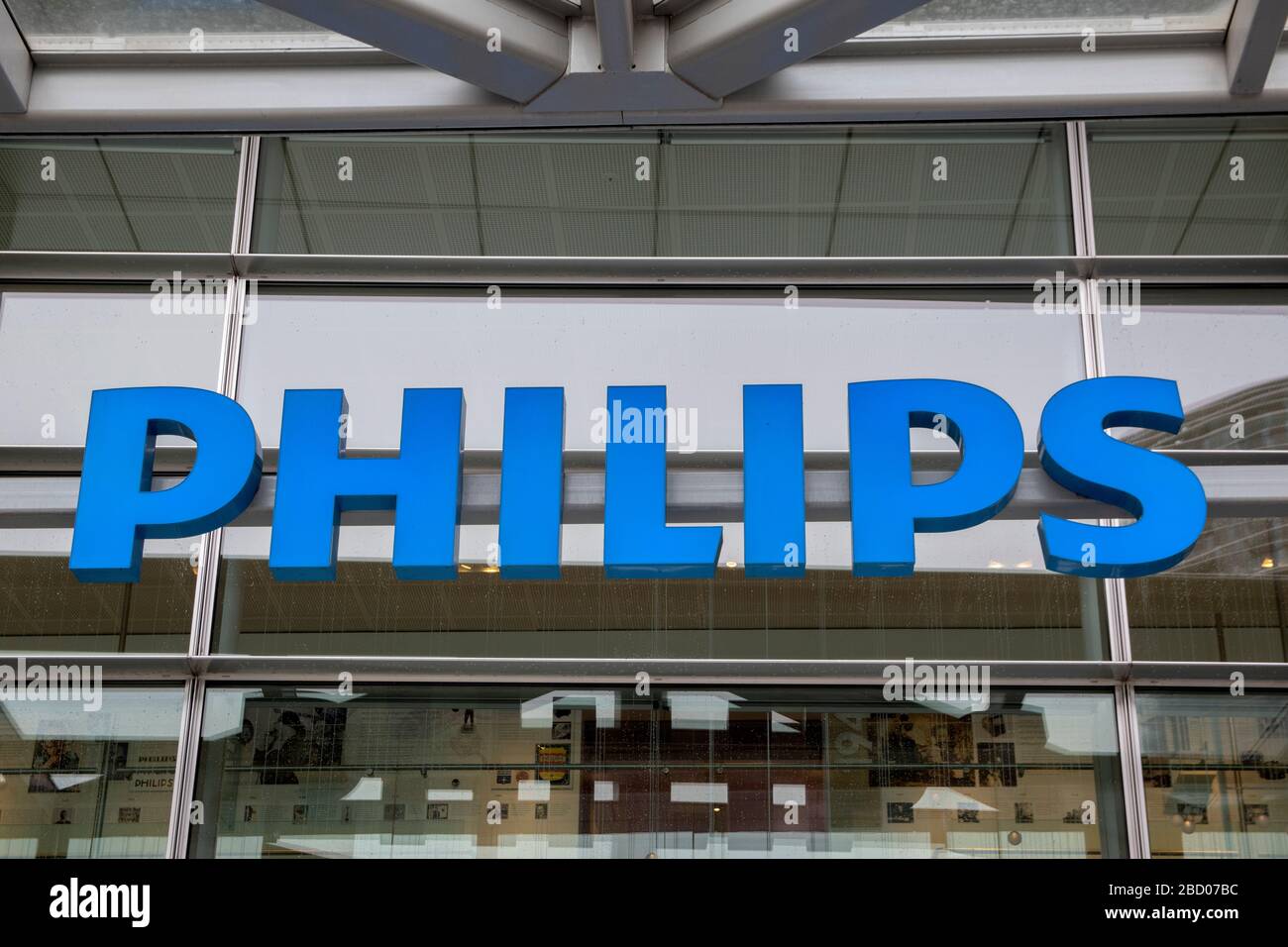 Billboard Philips At Amsterdam The Netherlands 2020 Stock Photo