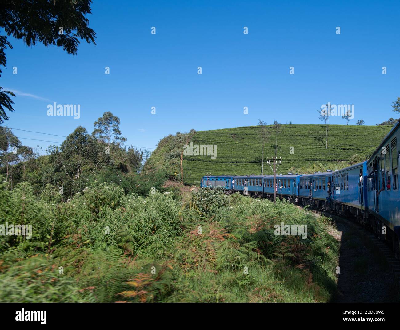 Famous train ride in Ella, Sri Lanka Stock Photo Alamy