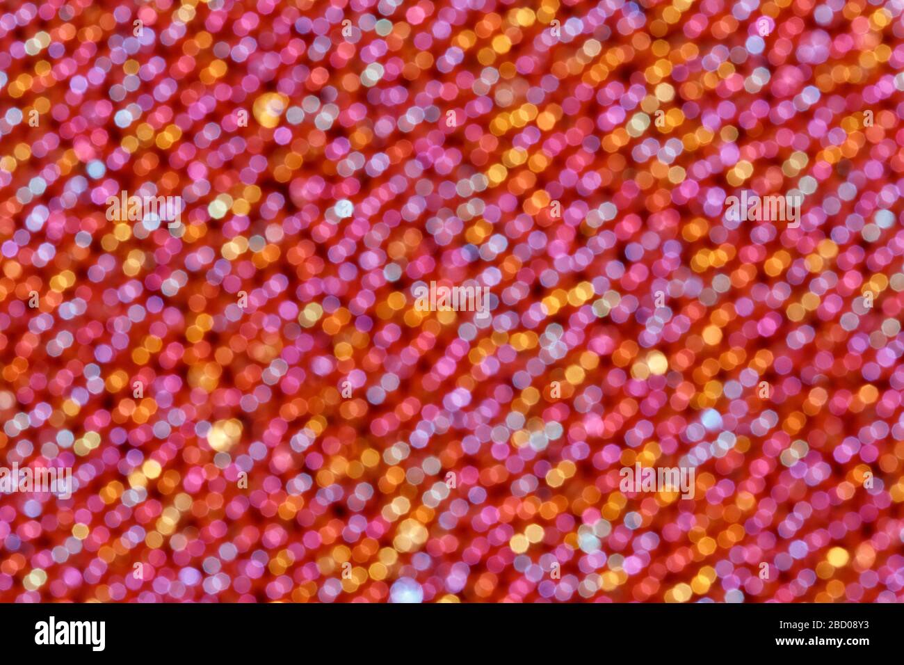 Red, white, orange and blue circle background bokeh. Stock Photo