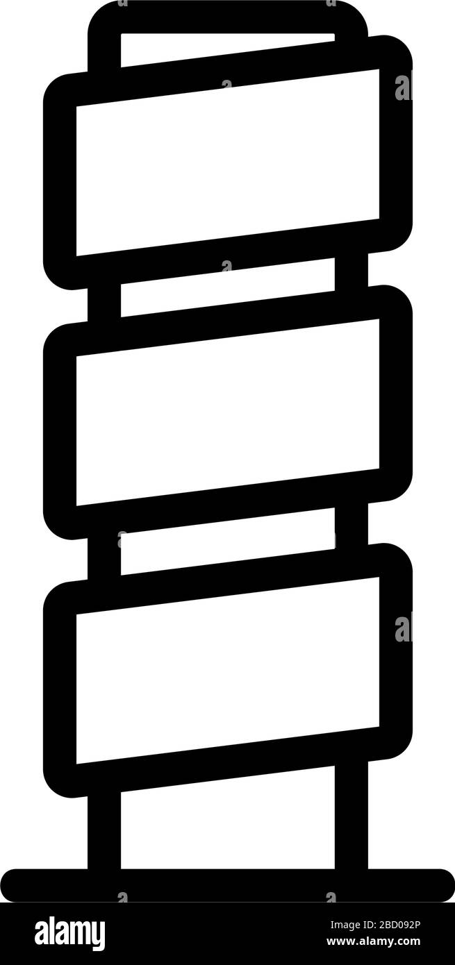 skyscraper icon vector outline illustration Stock Vector Image & Art ...
