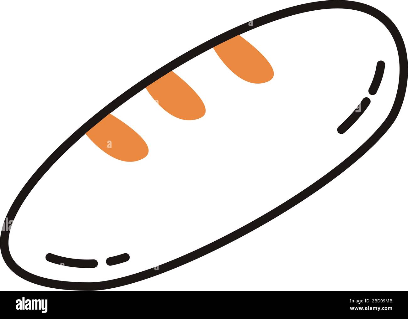 delicious bread food bakery line style Stock Vector Image & Art - Alamy