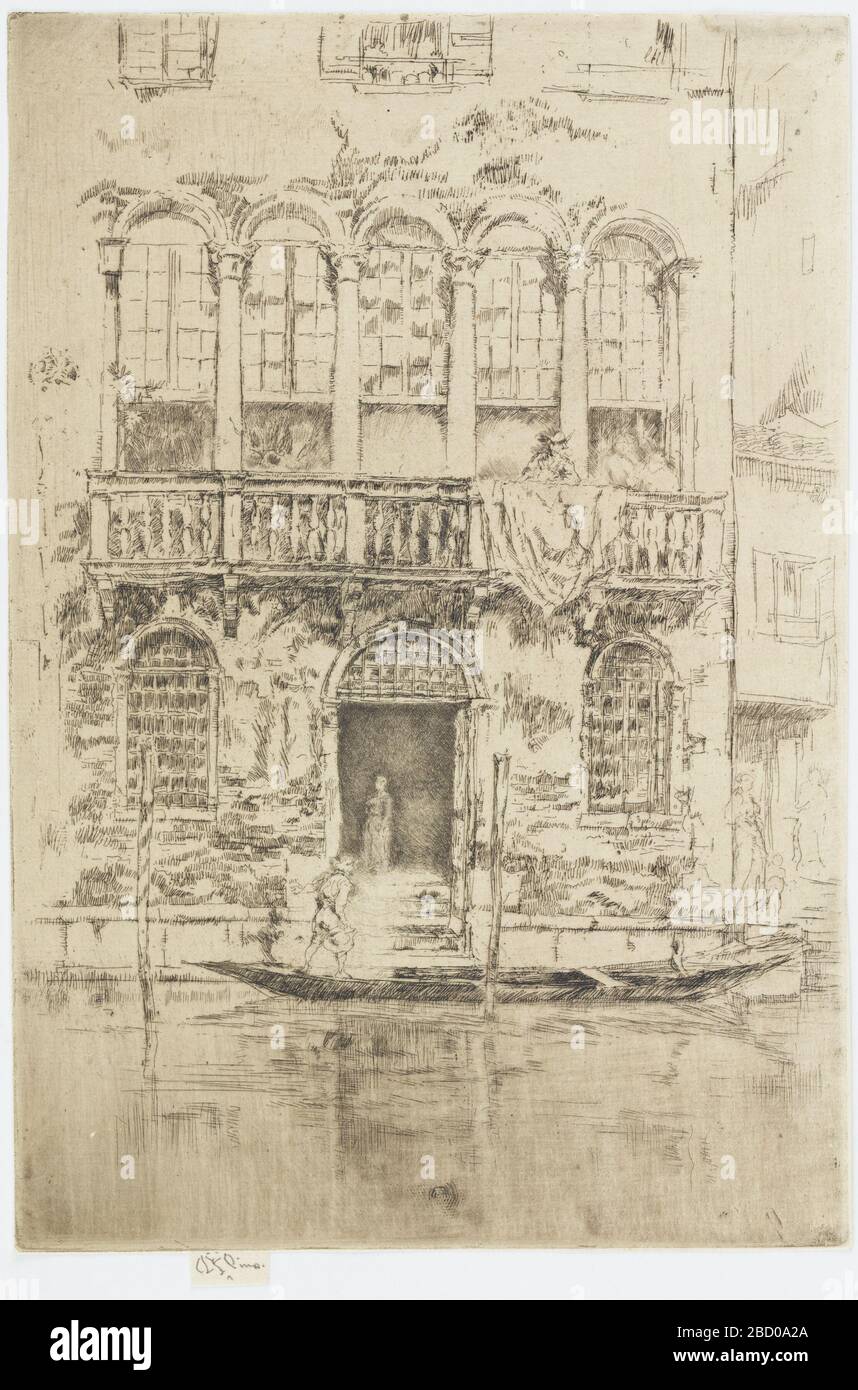 The Balcony. M. Knoedler & Co. (C.L. Freer source)Charles Lang Freer