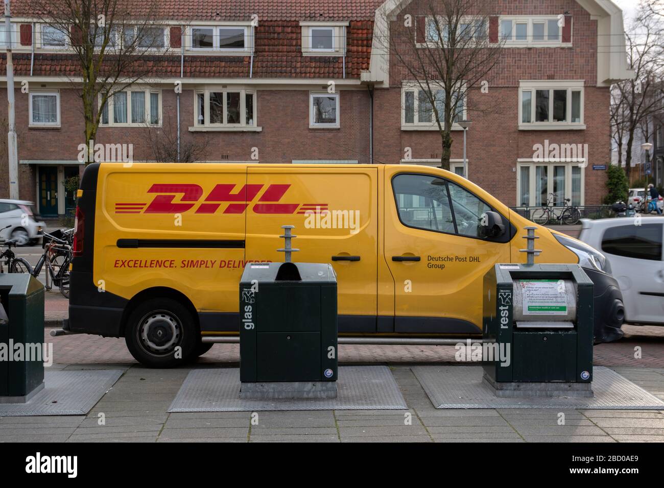DHL Company Car Standing Still At Amsterdam The Netherlands 2020 Stock Photo Alamy