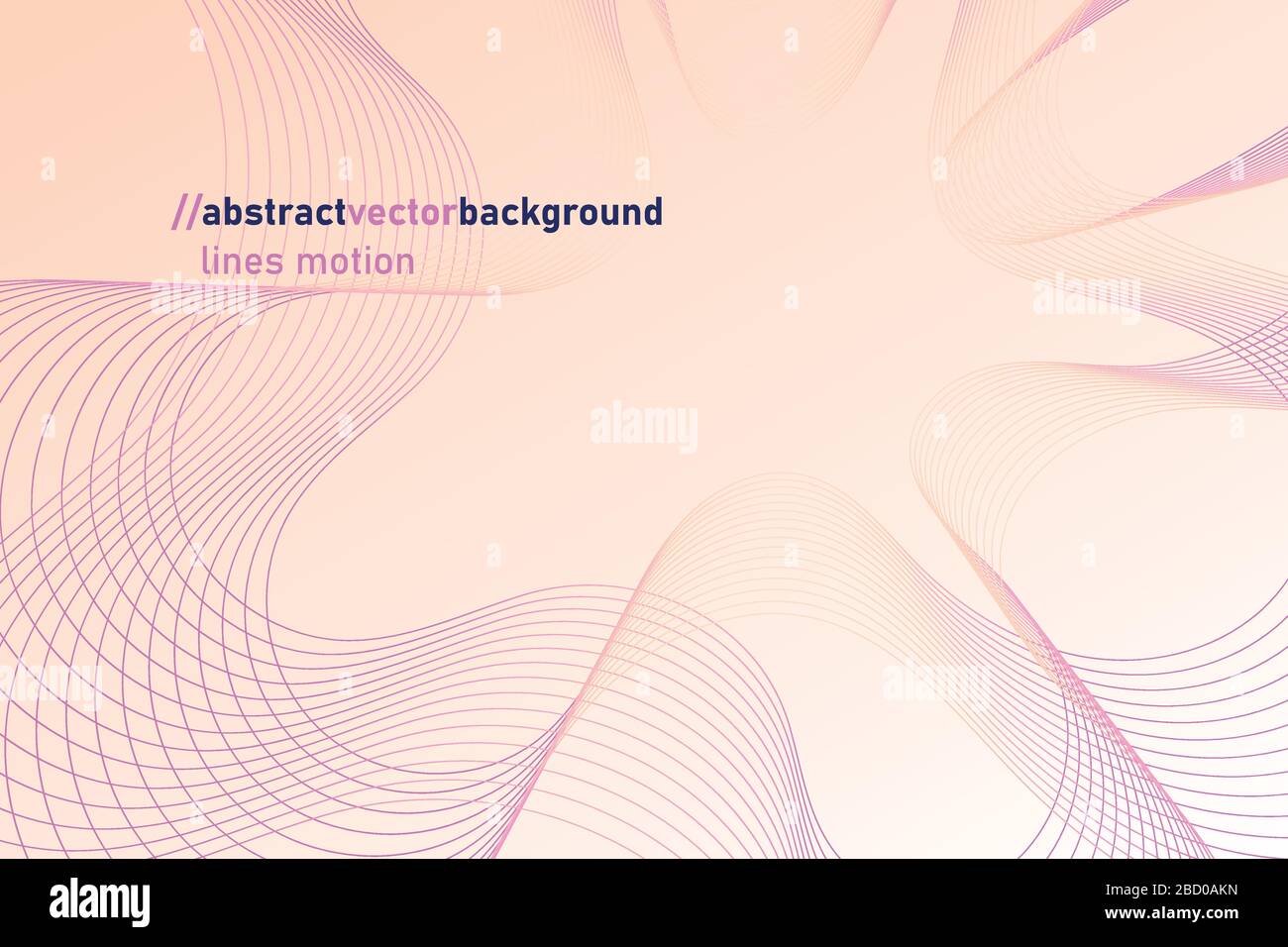 Background from gradient and abstract rotating shapes from lines Stock ...