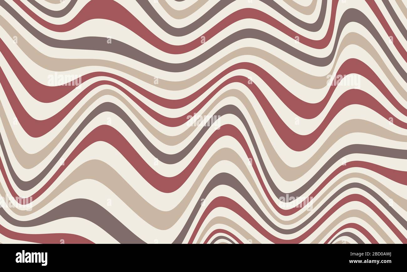 Abstract wavy line art background. Vector wavy striped background Stock Vector