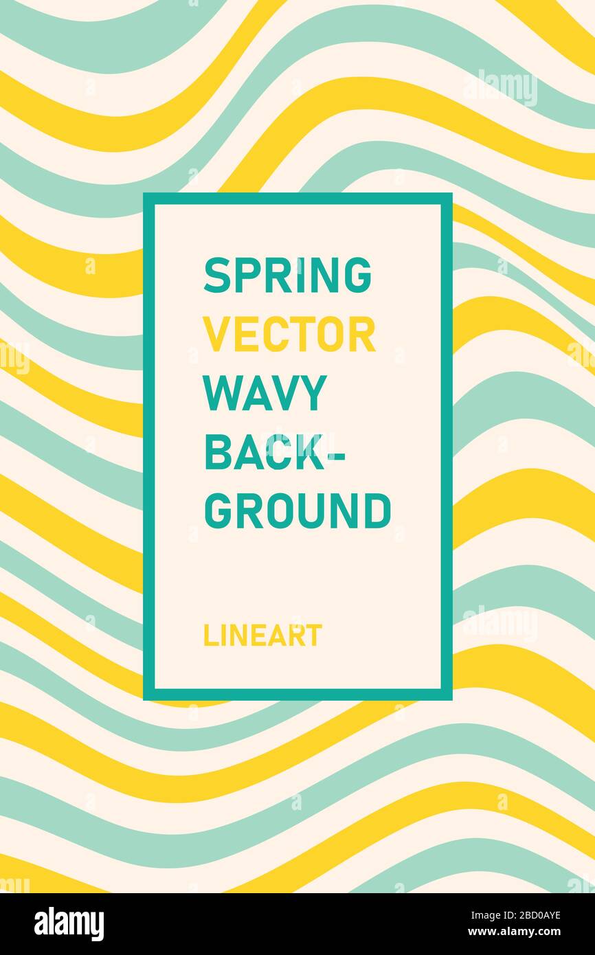 Abstract wavy line art background. Vector wavy striped background Stock ...