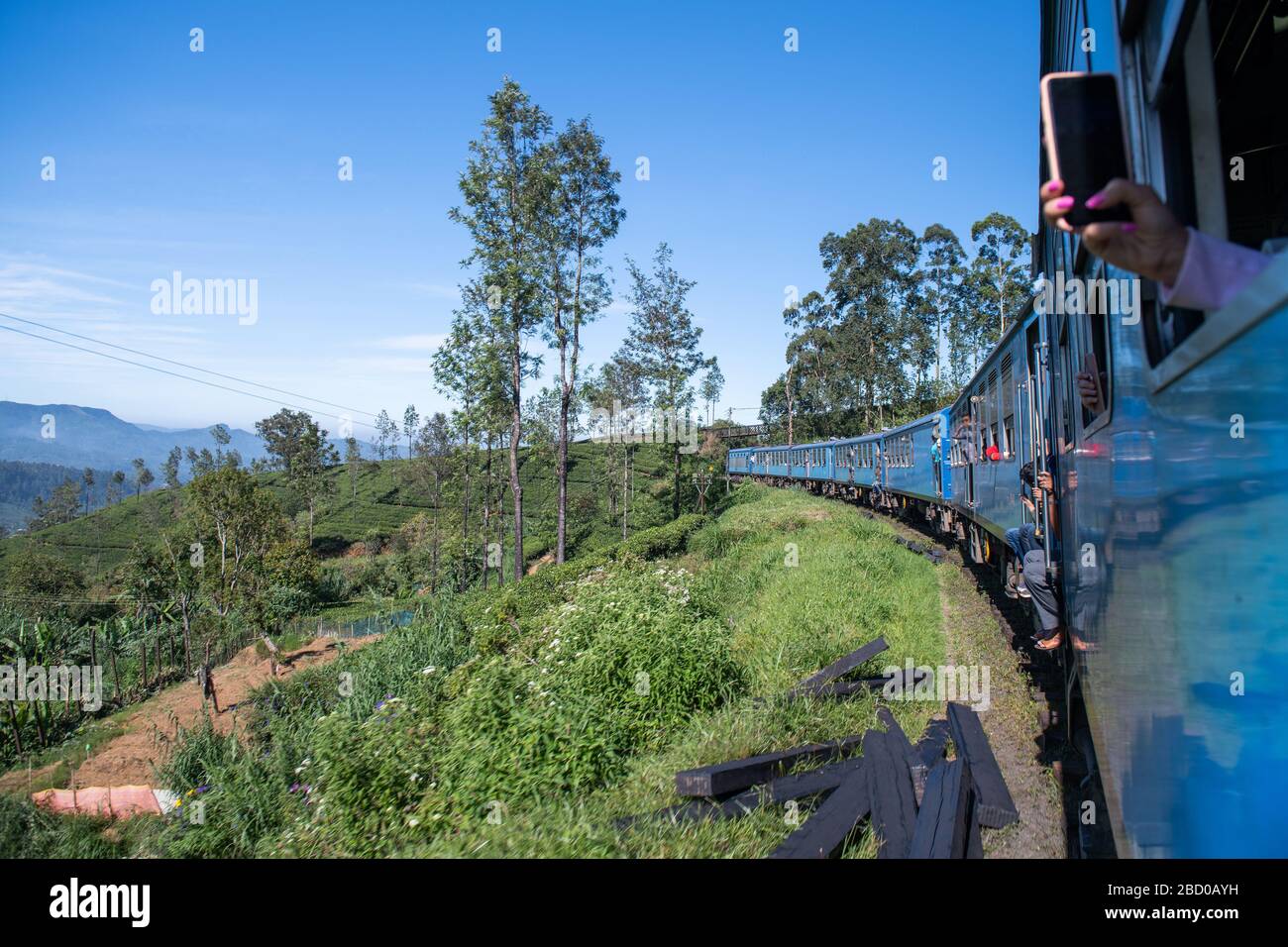 Famous train ride in Ella, Sri Lanka Stock Photo Alamy