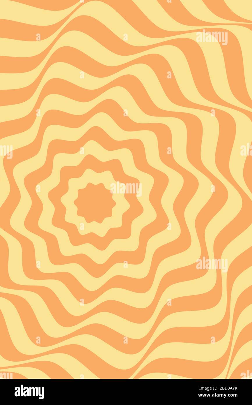 Abstract wavy line art background. Vector wavy striped background Stock Vector