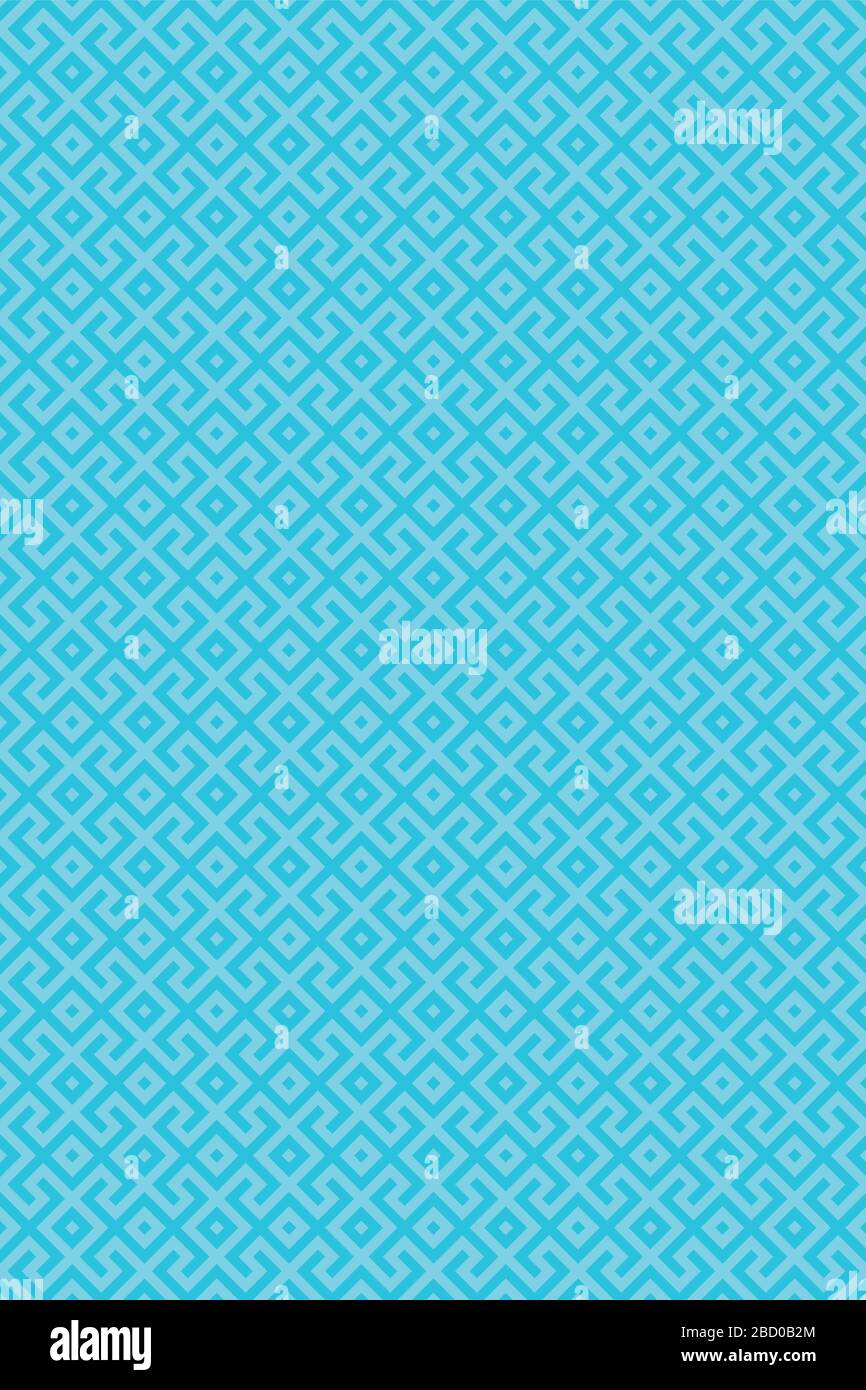 Blue geometric seamless pattern. Abstract vector geometric background Stock Vector
