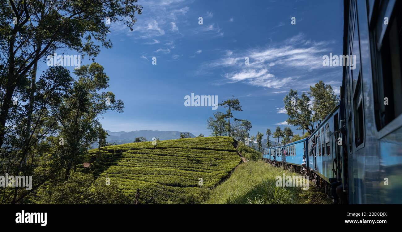 Famous train ride in Ella, Sri Lanka Stock Photo Alamy