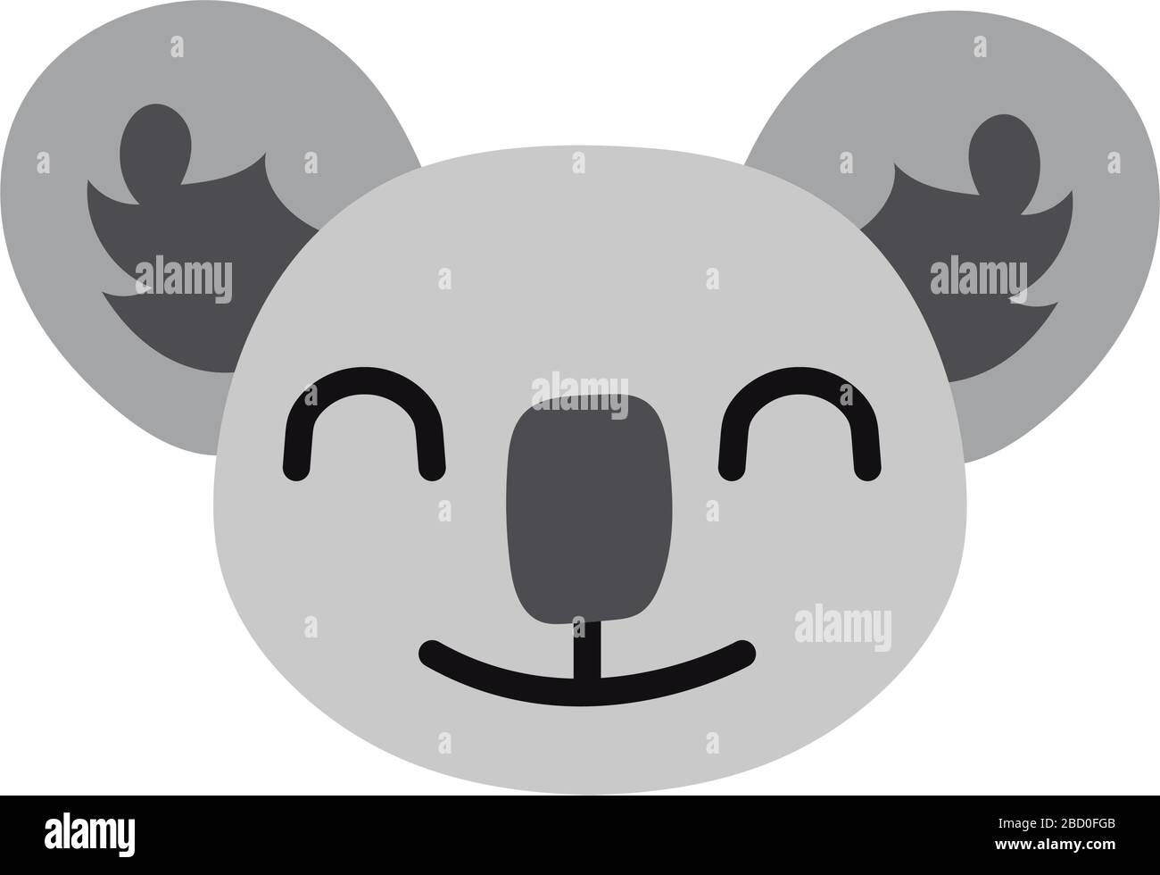 cute koala wild animal flat style icon Stock Vector Image & Art - Alamy