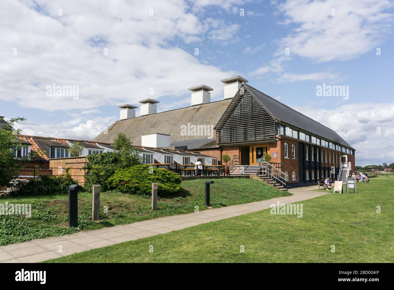 The concert hall at Snape Maltings, Suffolk, UK Stock Photo