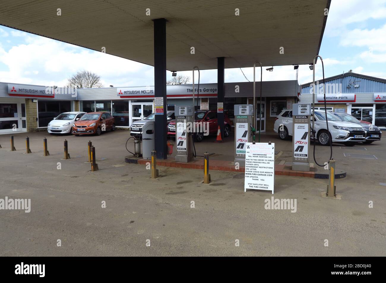 The Firs Garage on the outskirts of the north Oxfordshire village of