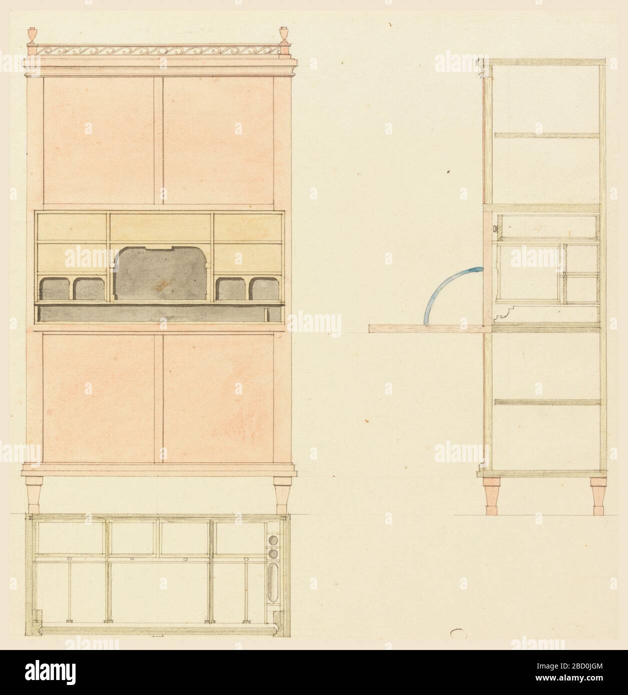 Design for Mechanical Furniture Secretary Desk. Research in ProgressDesign for a secretary desk