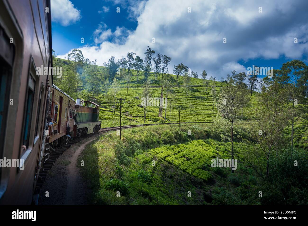 Famous train ride in Ella, Sri Lanka Stock Photo Alamy