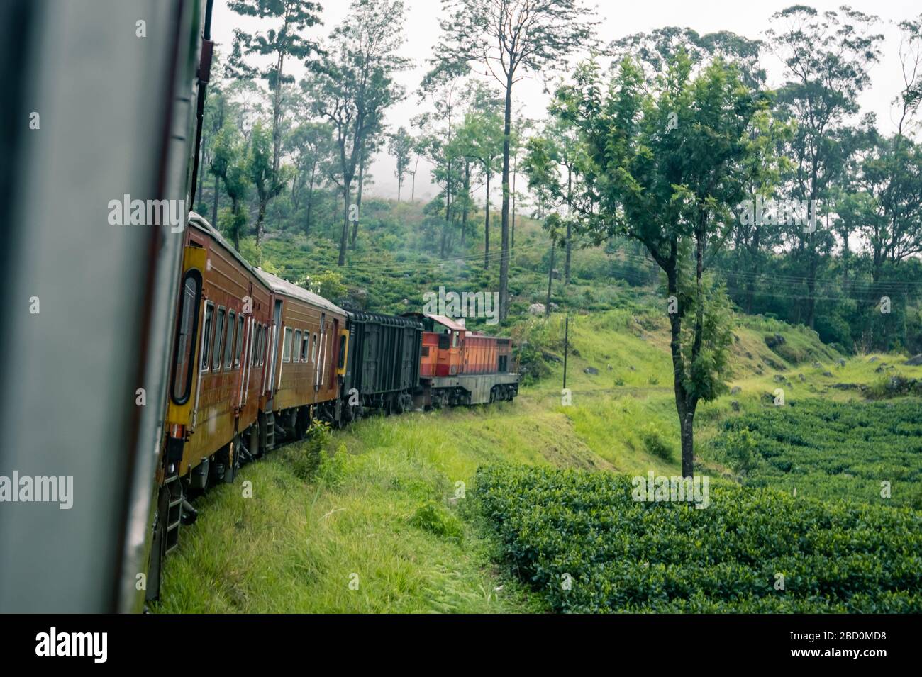 Famous train ride in Ella, Sri Lanka Stock Photo Alamy