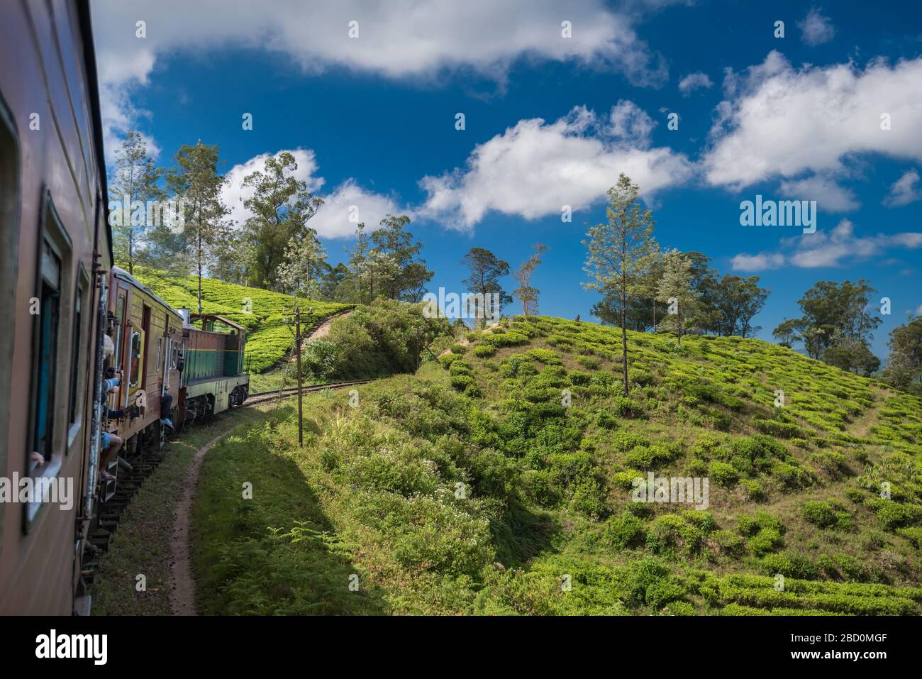 Famous train ride in Ella, Sri Lanka Stock Photo Alamy