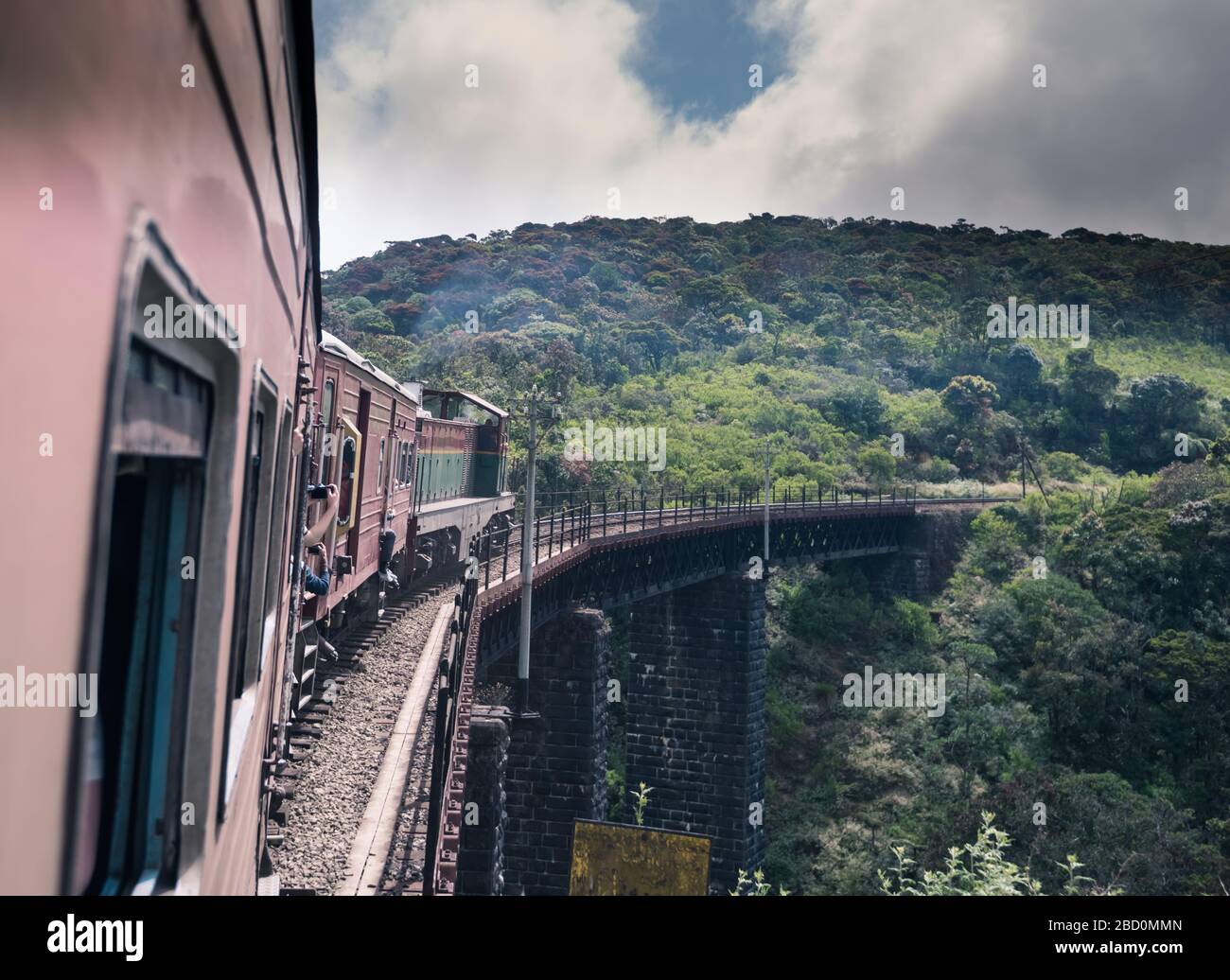 Famous train ride in Ella, Sri Lanka Stock Photo Alamy