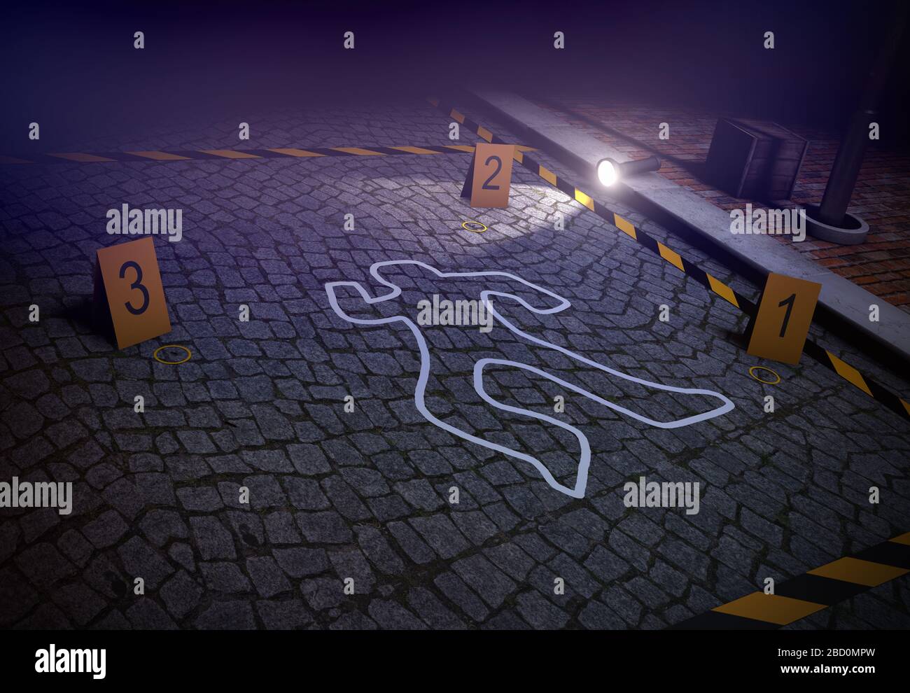 3d Render Of Crime Scene With Silhouette Stock Photo Alamy 3d Render Of Crime Scene With Silhouette Stock Photo Alamy