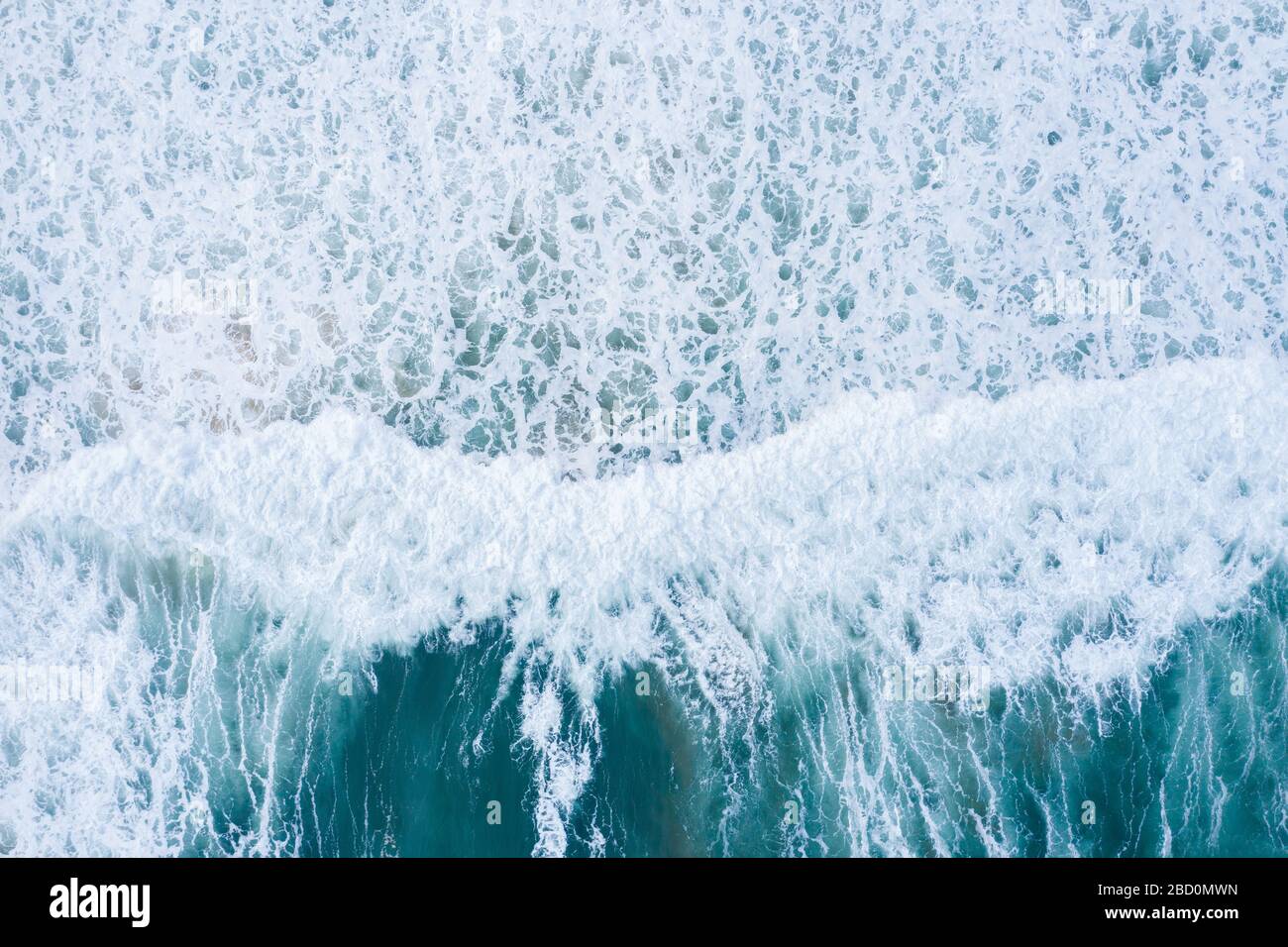 Aerial view big foamy waves hi-res stock photography and images - Alamy