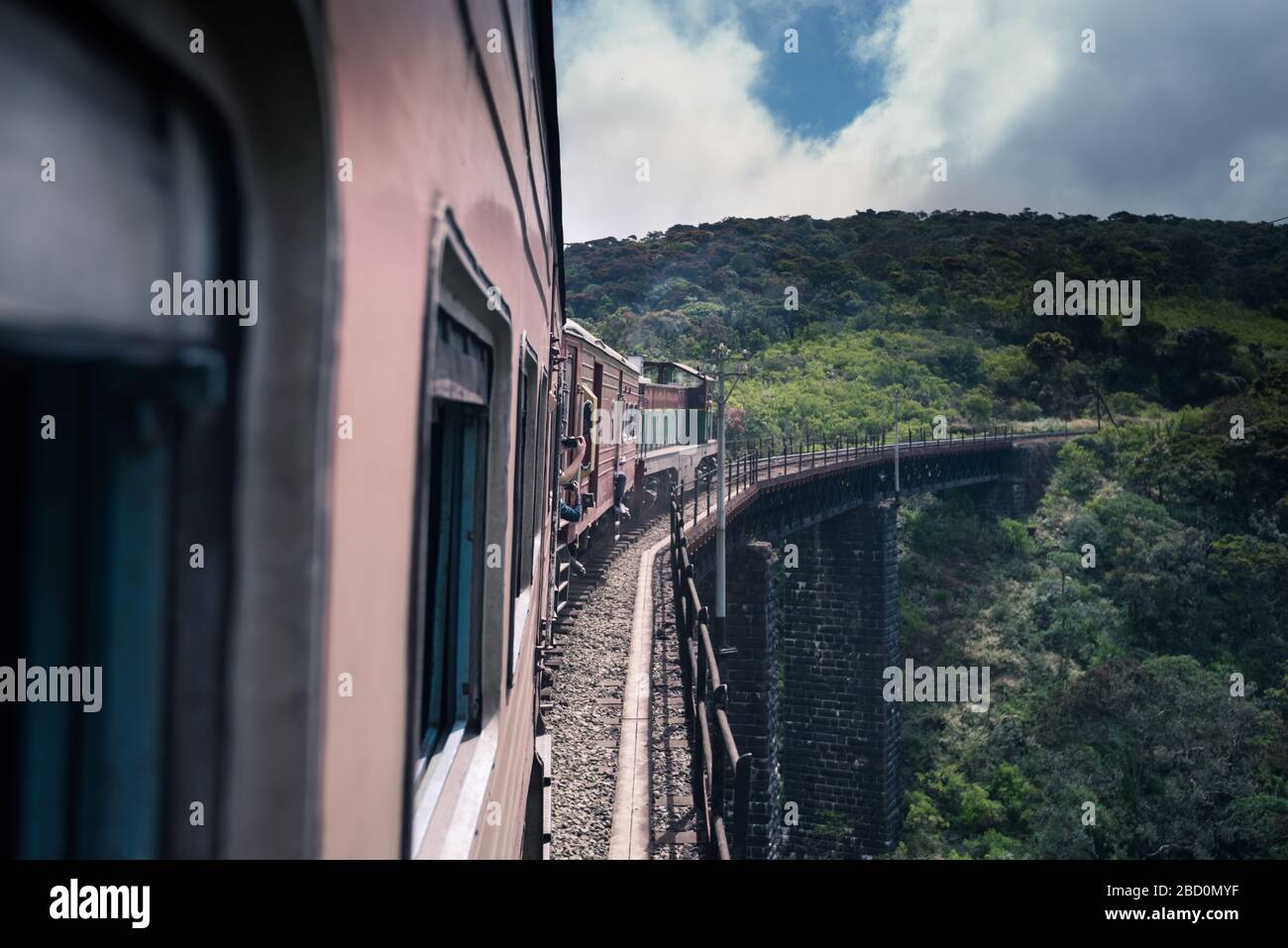 Famous train ride in Ella, Sri Lanka Stock Photo Alamy