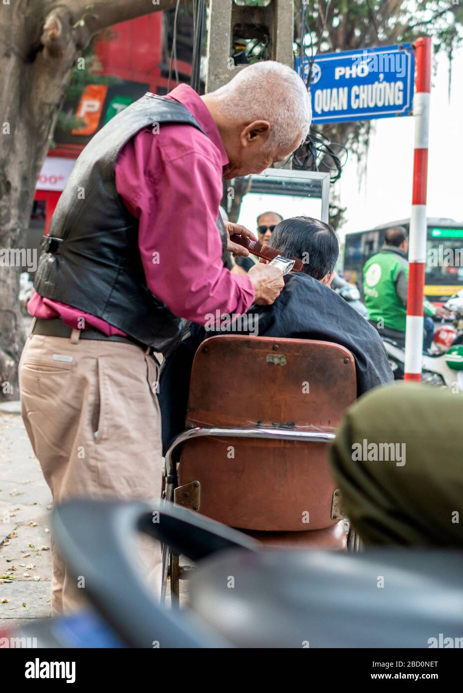 Vietnamese Street Photography, Hanoi Stock Photo