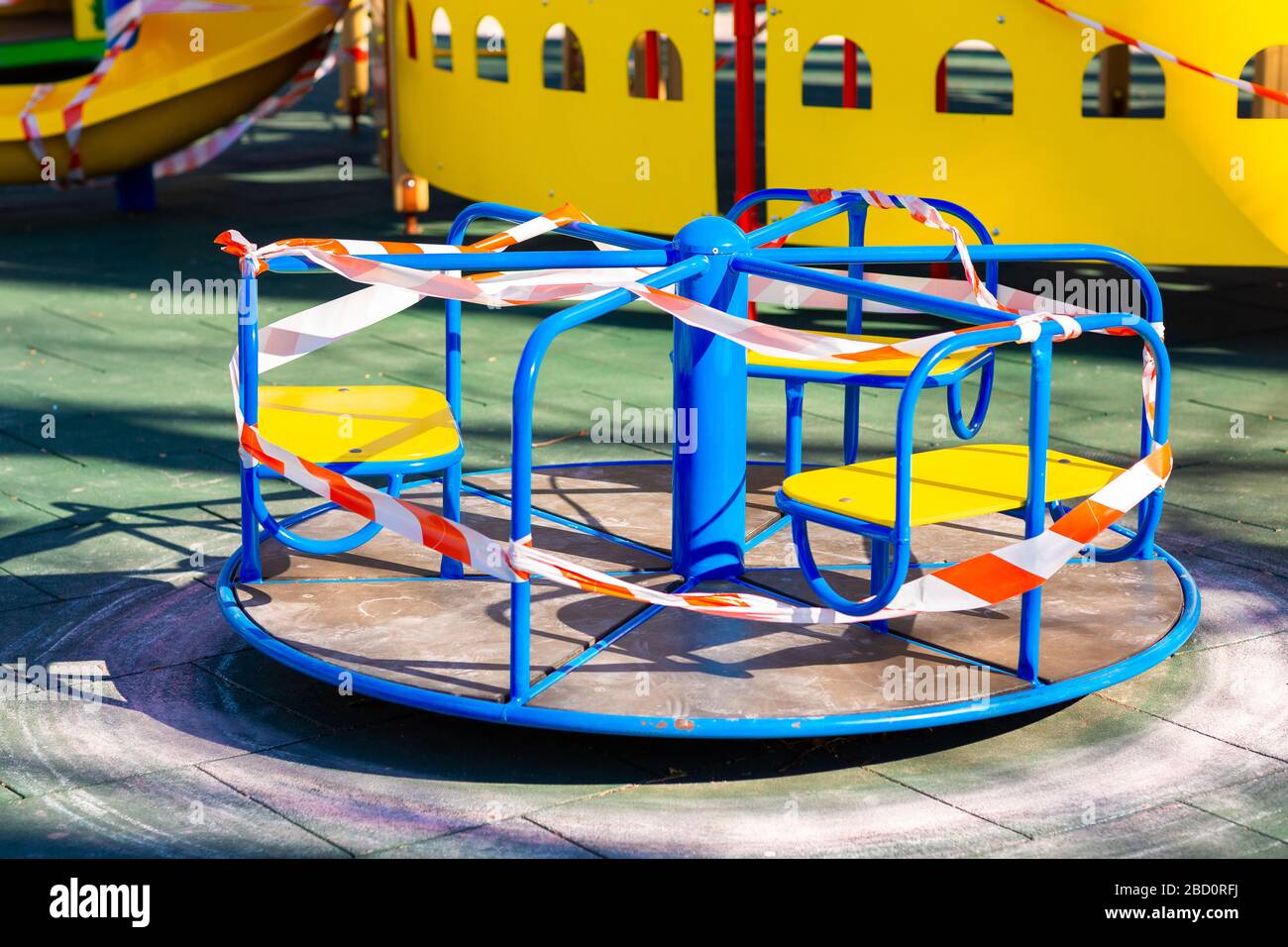 Wrapped playground equipment hi-res stock photography and images - Alamy