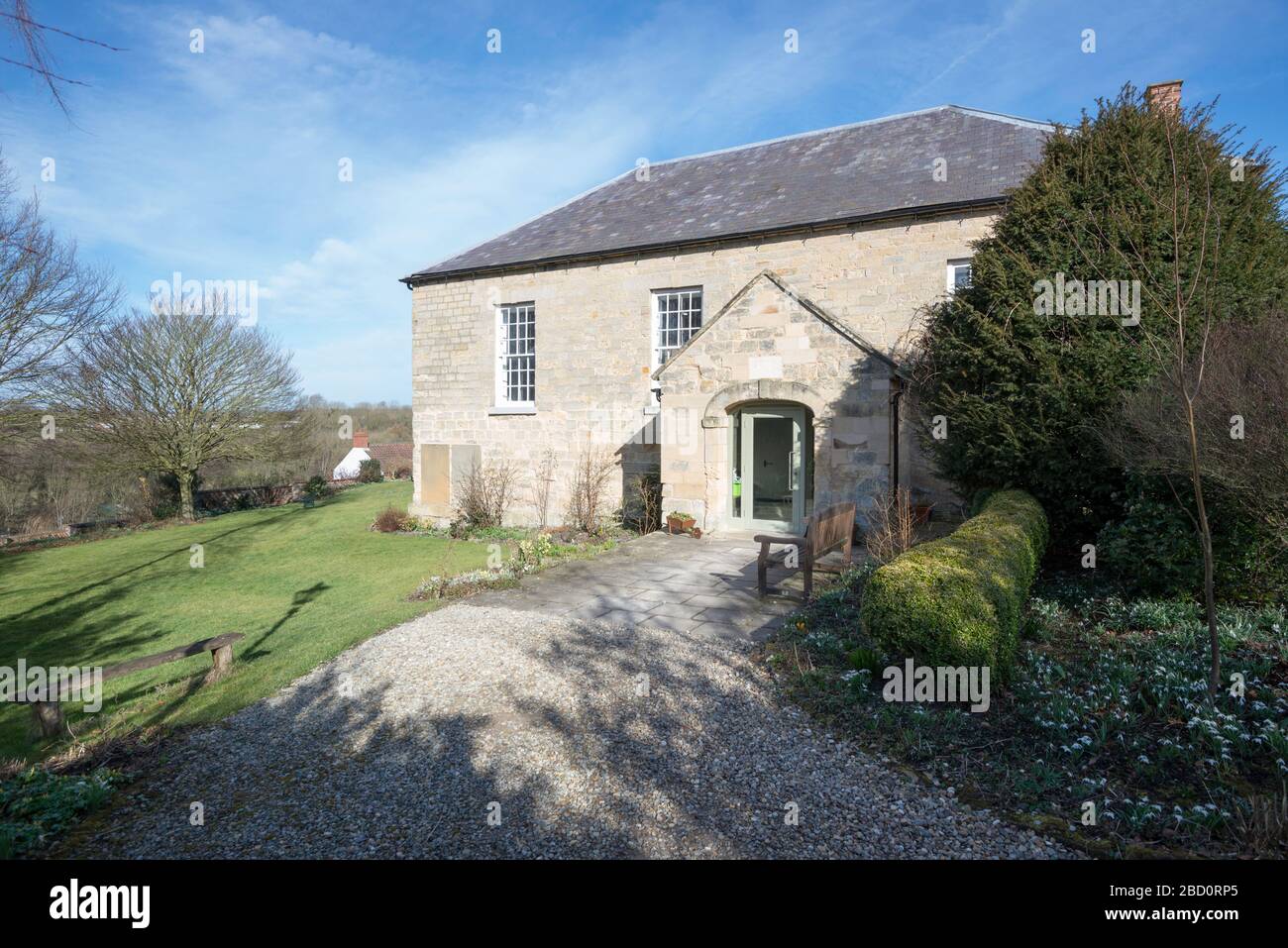 The historic friends ( quaker ) meeting house in Pickering, North