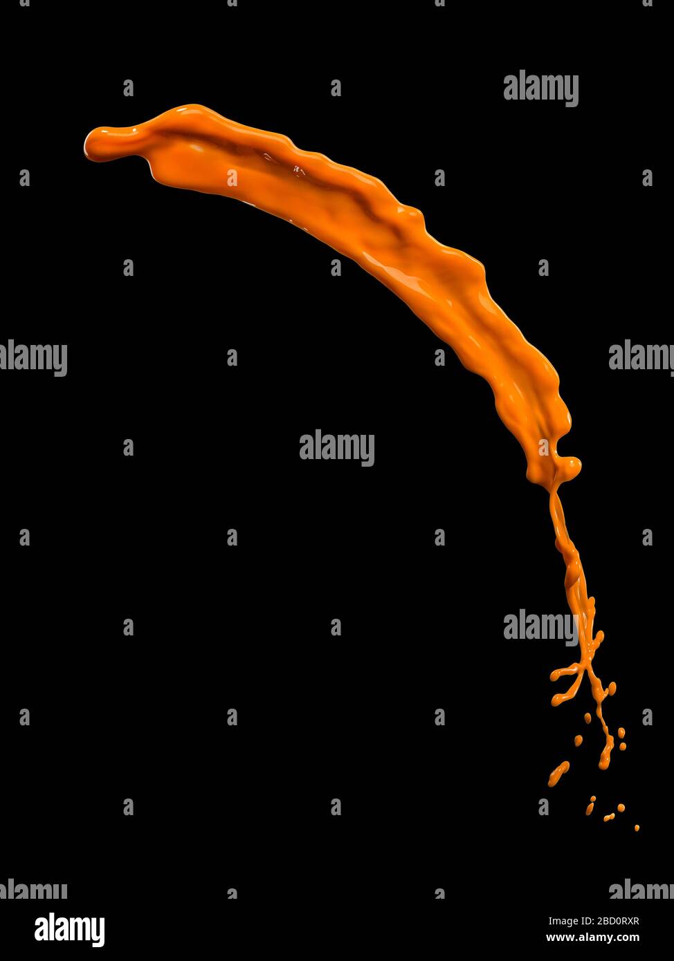 Splendid orange paint hi-res stock photography and images - Alamy