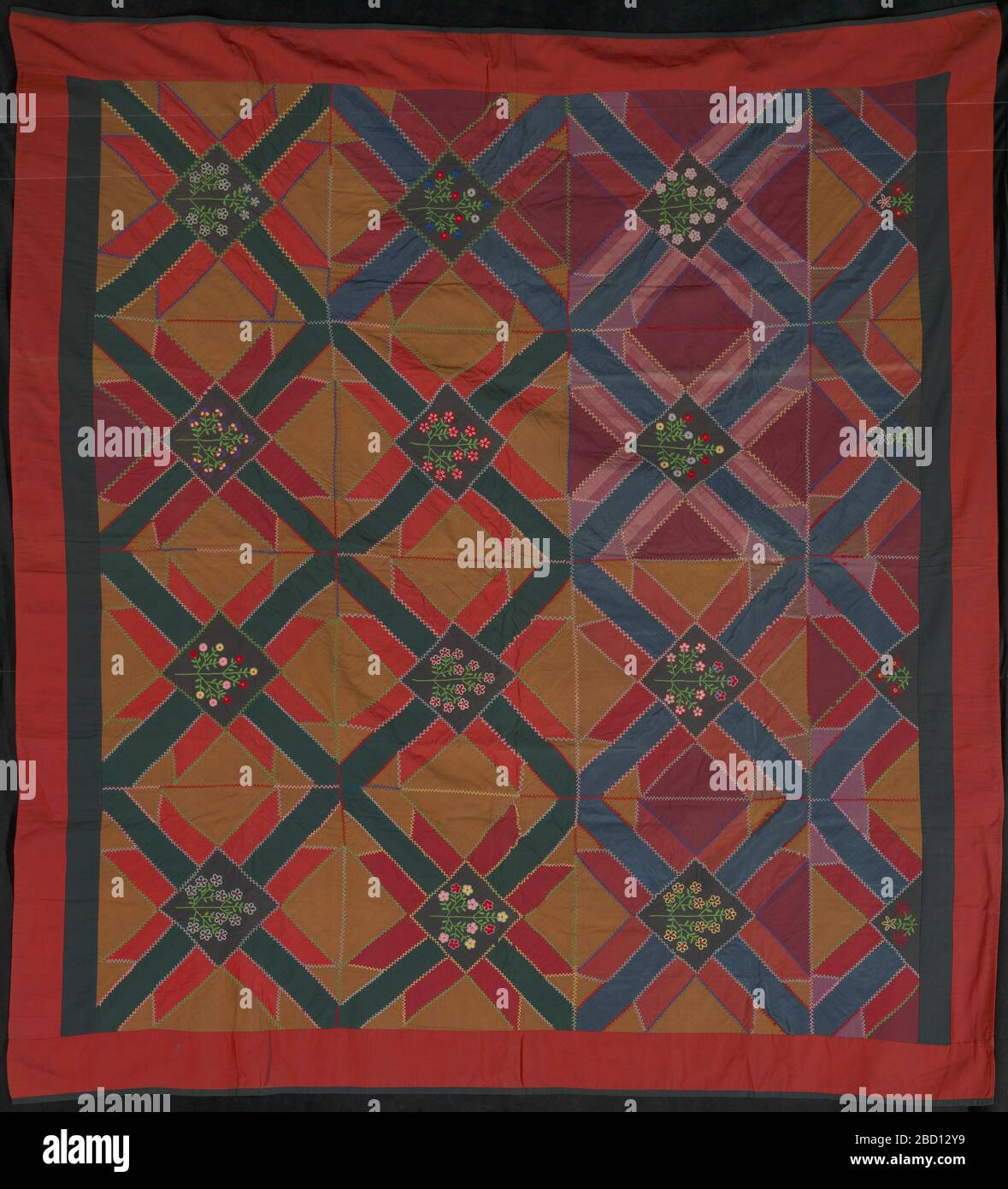 Embroidered quilt hi-res stock photography and images - Alamy