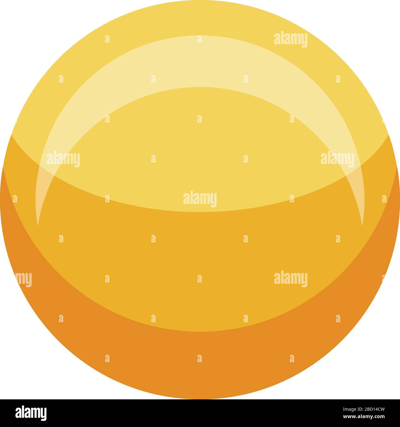 Fish oil pill icon, isometric style Stock Vector